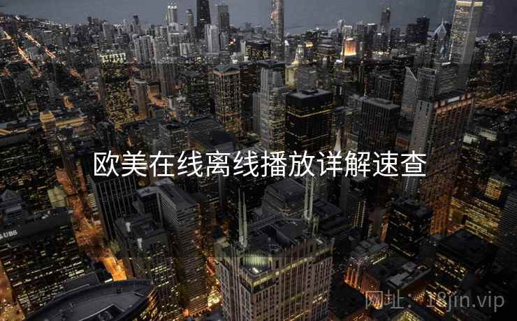 欧美在线离线播放详解速查