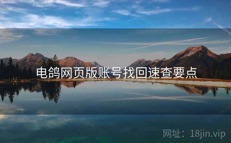 电鸽网页版账号找回速查要点