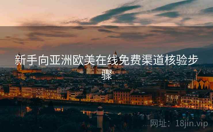 新手向亚洲欧美在线免费渠道核验步骤