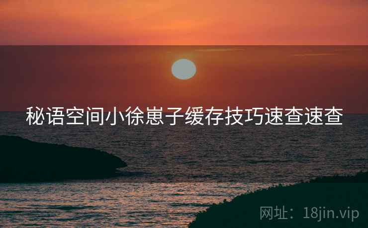 秘语空间小徐崽子缓存技巧速查速查