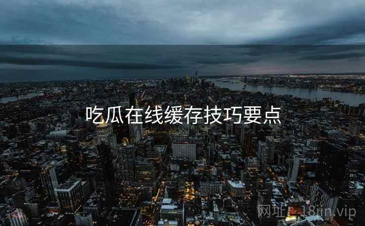 吃瓜在线缓存技巧要点