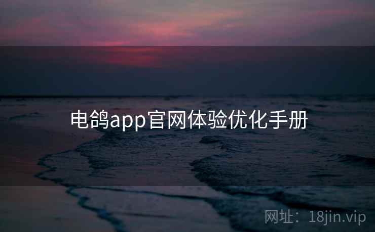 电鸽app官网体验优化手册